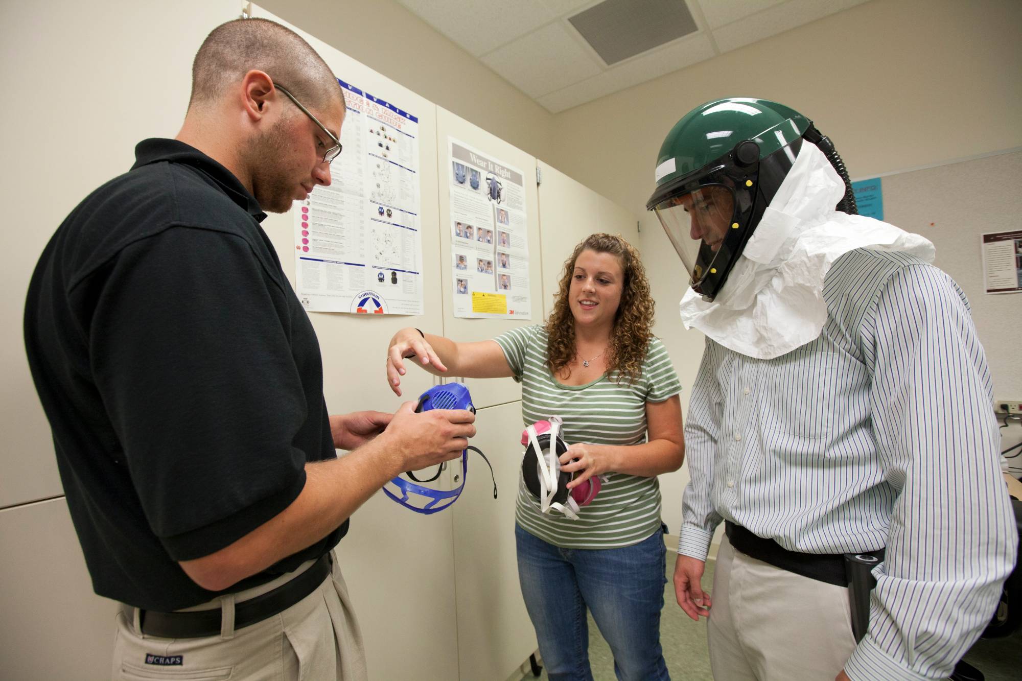 OSH students learn about personal protective equipment